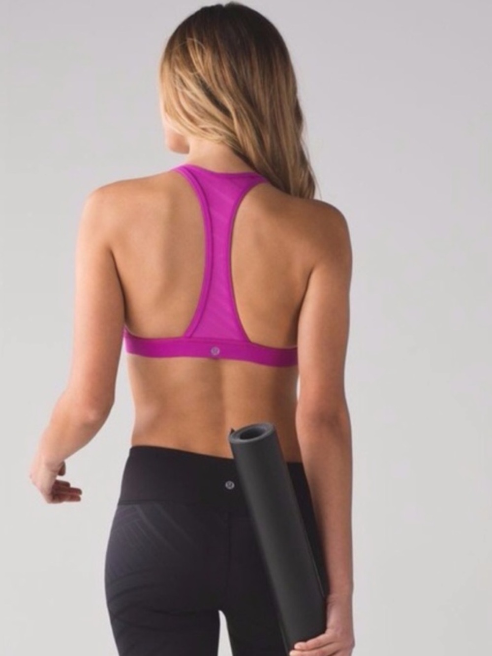 lululemon athletica Bright Pink Racerback Sports Bra